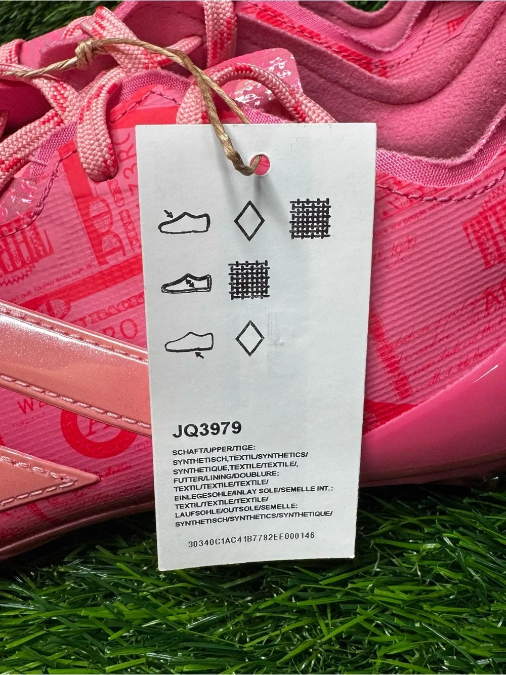 Size 8.5 - Mens Adidas Adizero Electric II Currency Pink Football Cleats JQ3979